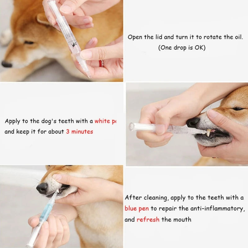 Caneta Dental Removedora de Tártaro para Pets | Limpeza Dental Profunda