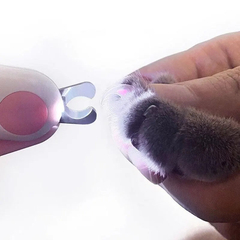 Cortador de unhas para cães e gatos com Luz de Led e Trava de Segurança Achurinho