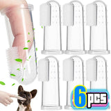 Kit de 6 Escovas de Dente Dedal de Silicone | Limpeza eficiente dos dentes dos Achuris