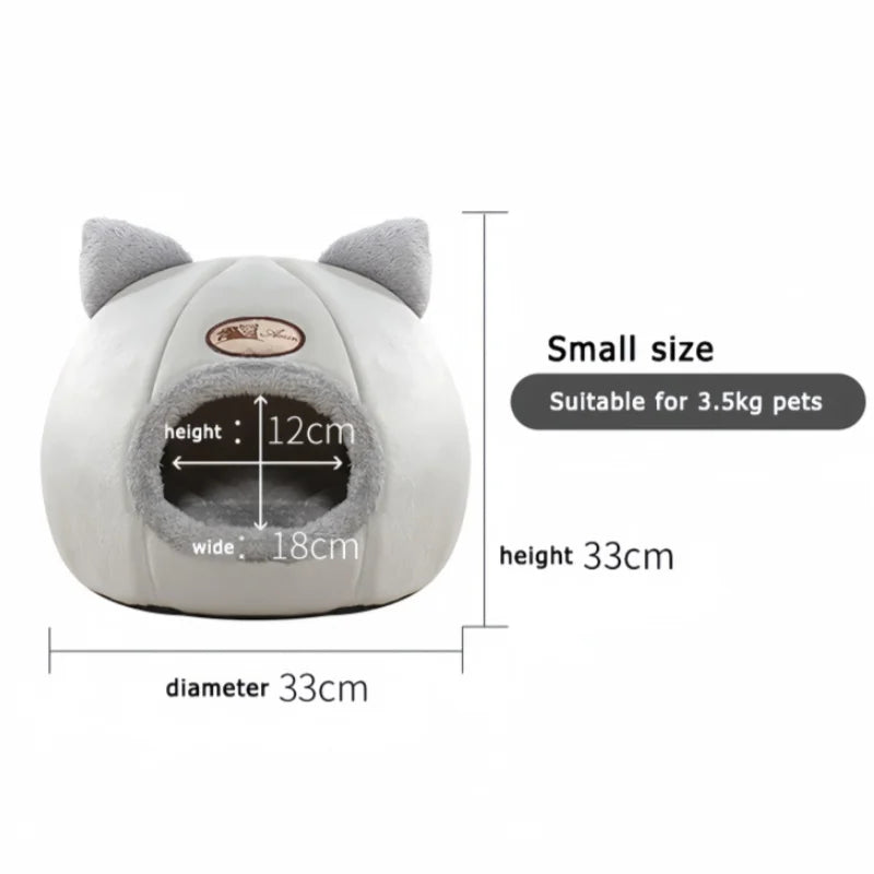 Casinha Mimi Super Fofa para Sonos Profundos do seu Gatinho ou Gatinha - Caminha Pet Confortável
