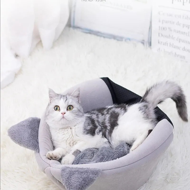 Casinha Mimi Super Fofa para Sonos Profundos do seu Gatinho ou Gatinha - Caminha Pet Confortável