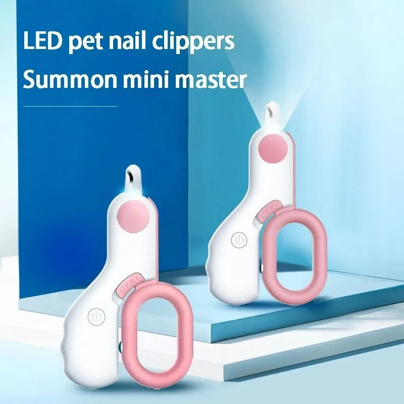 Cortador de unhas para cães e gatos com Luz de Led e Trava de Segurança Achurinho