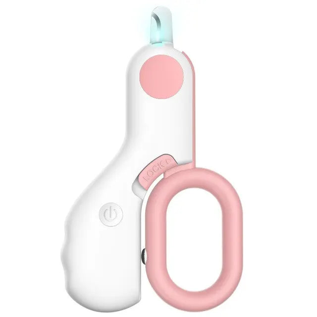 Cortador de unhas para cães e gatos com Luz de Led e Trava de Segurança Achurinho