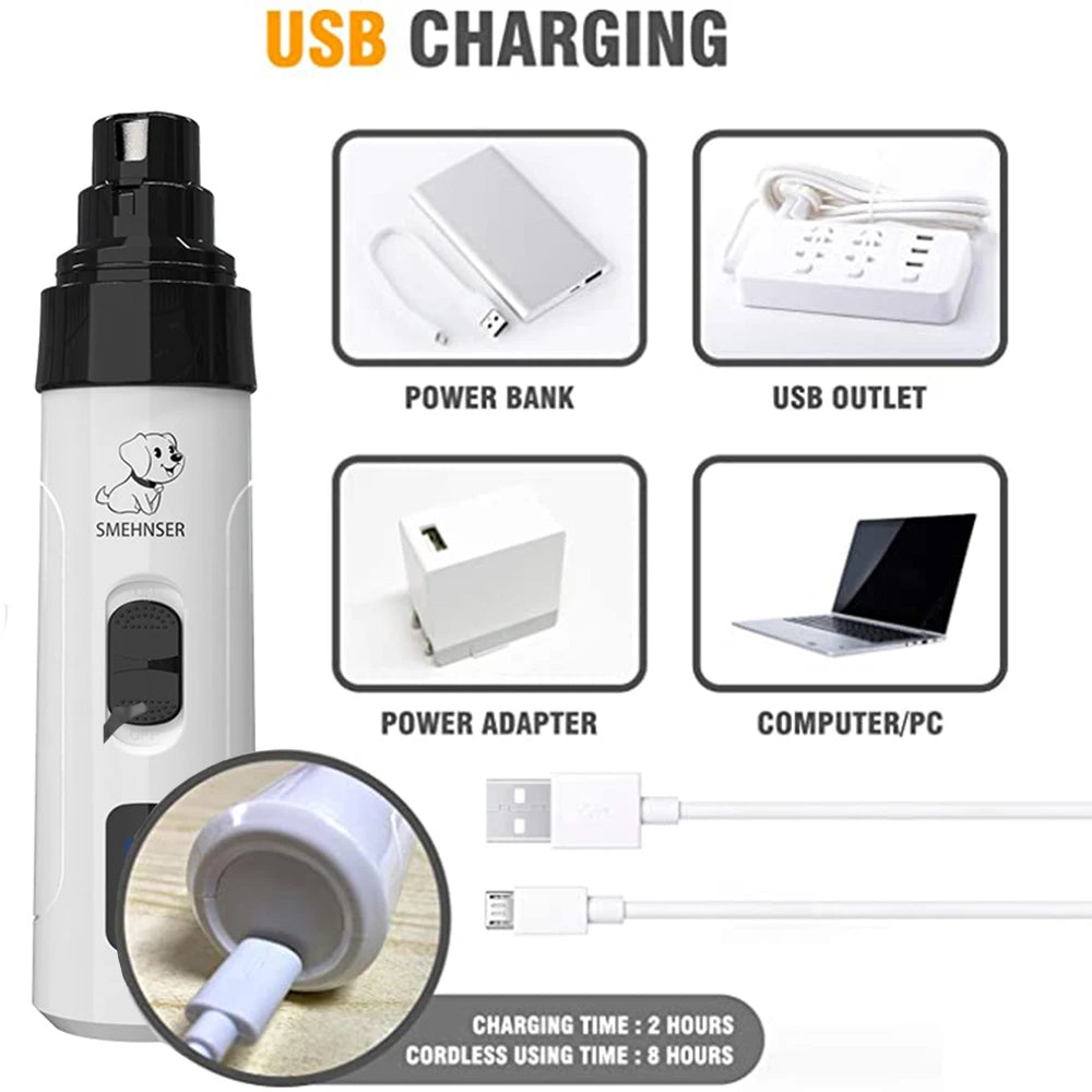 Lixa Elétrica USB Achurinho – Unhas Bem Cuidadas, Sem Estresse!
