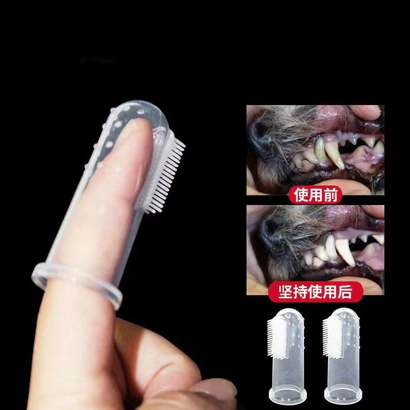 Kit de 6 Escovas de Dente Dedal de Silicone | Limpeza eficiente dos dentes dos Achuris
