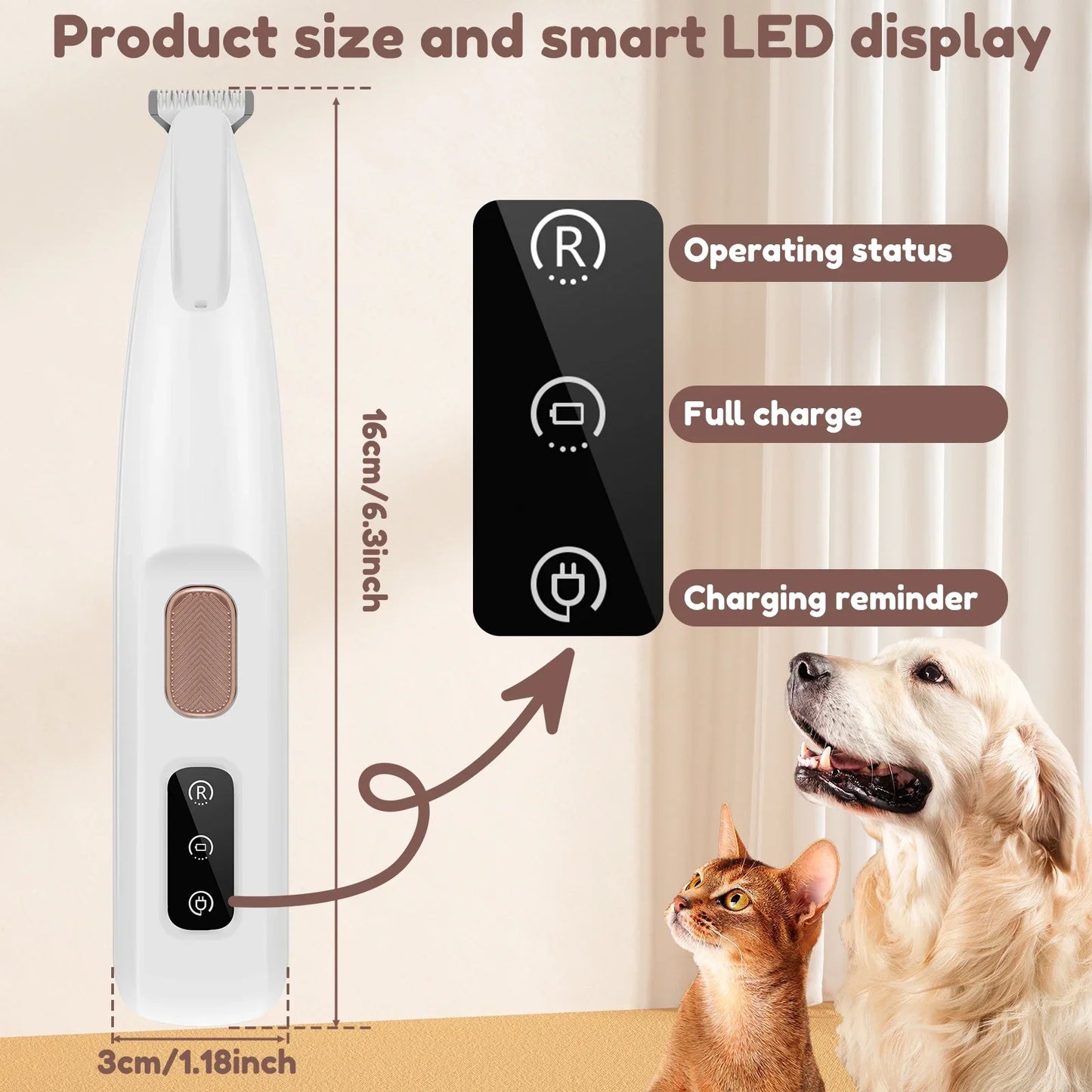 Aparador de Patinhas com Luz LED – Praticidade e Cuidado para o Seu Pet