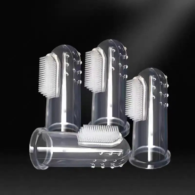 Kit de 6 Escovas de Dente Dedal de Silicone | Limpeza eficiente dos dentes dos Achuris