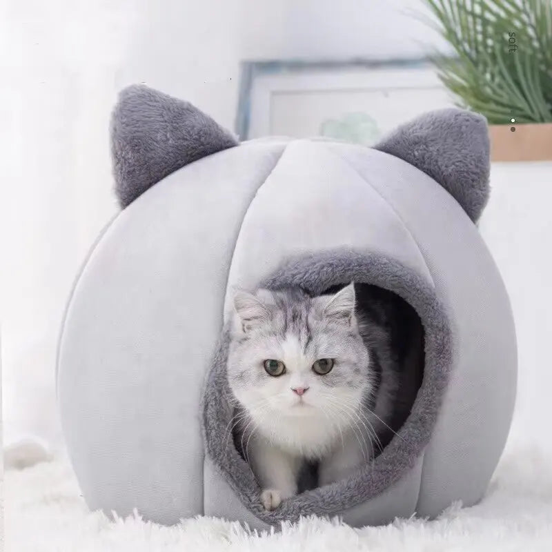 Casinha Mimi Super Fofa para Sonos Profundos do seu Gatinho ou Gatinha - Caminha Pet Confortável