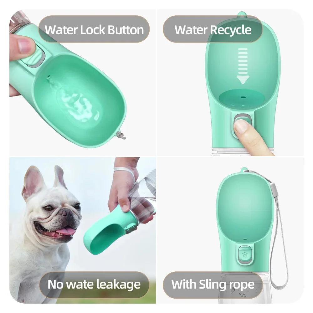 Água Pet - Garrafa de Água Para Cães e Gatos perfeita para Passeios