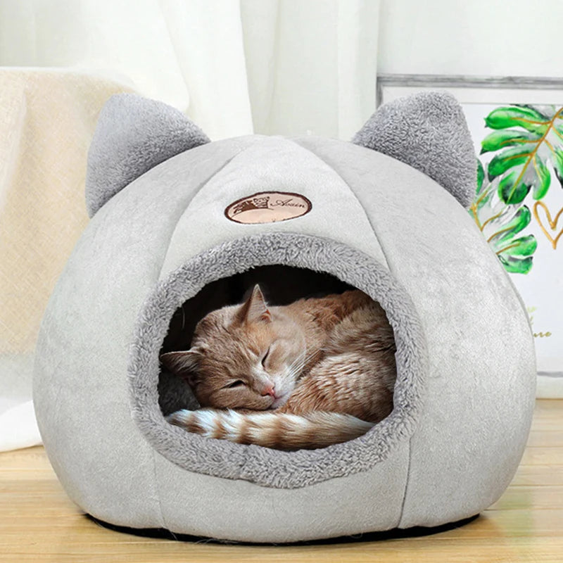 Casinha Mimi Super Fofa para Sonos Profundos do seu Gatinho ou Gatinha - Caminha Pet Confortável