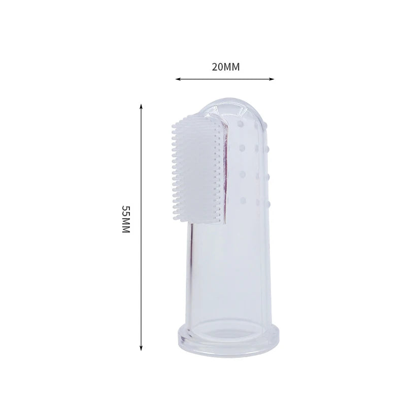 Kit de 6 Escovas de Dente Dedal de Silicone | Limpeza eficiente dos dentes dos Achuris