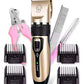 Kit Máquina de Tosar Pet - Tosador super silencioso com 5 funções ajustáveis