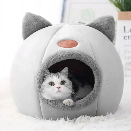 Casinha Mimi Super Fofa para Sonos Profundos do seu Gatinho ou Gatinha - Caminha Pet Confortável