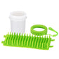 Copo de Silicone Macio para Lavagem das Patas dos Cachorros e Gatos após os passeios