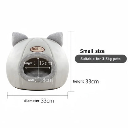 Casinha Mimi Super Fofa para Sonos Profundos do seu Gatinho ou Gatinha - Caminha Pet Confortável