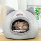 Casinha Mimi Super Fofa para Sonos Profundos do seu Gatinho ou Gatinha - Caminha Pet Confortável